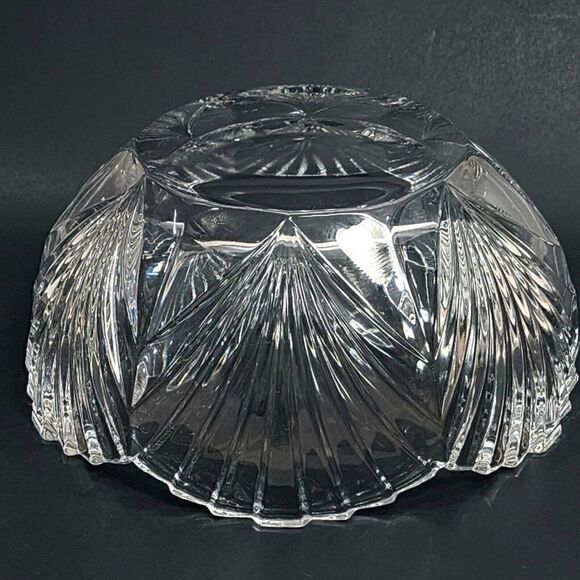 Noritake 9" Centerpiece Bowl Salad Fruit Bowl Glass Crystal Treasure Vintage - Picture 2 of 8